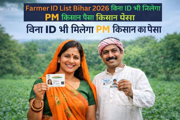 Farmer ID List Bihar 2026 बिना ID भी मिलेगा PM किसान पैसा