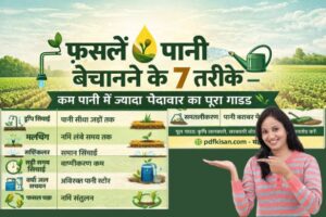 Faslon me paani bachane ke 7 tarike – कम पानी में ज्यादा पैदावार का पूरा गाइड