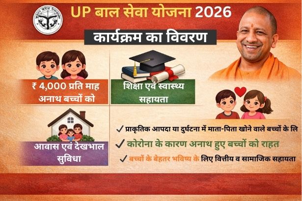 UP Bal Seva Yojana 2026: कार्यक्रम का विवरण